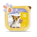 Plaisir Pate 150Gr Hindi Etli Yetişkin 8Adet Yaş Köpek Maması