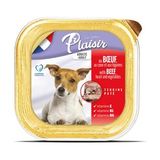 Plaisir Pate 4x150 gr Sığır Etli Yetişkin Yaş Köpek Maması