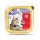 Plaisir Pate Biftekli Ezme 100 gr Yetişkin Kedi Konservesi