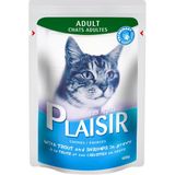 Plaisir Pouch Alabalıklı Karidesli Özel 4x100 gr Kedi Maması