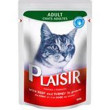 Plaisir Pouch Sığır Etli Hindili Özel 12x100 gr Kedi Maması