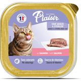 Plaisir Somon Balıklı Pate Kısırlaştırılmış ve Yetişkin 100 gr Kedi Yaş Maması