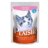 Plaisir Tavuklu 20x100 gr Yavru Kedi Yaş Mama