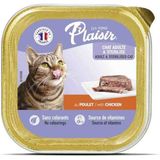 Plaisir Tavuklu Kedi Yaş Mama 100 gr -6 Lı Paket