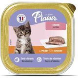 Plaisir Tavuklu Yavru Kedi Yaş Maması 100 gr -6 Lı Paket