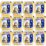 Plaisir Ton Balıklı Pate Yetişkin Kedi 12x100 gr Yaş Mama