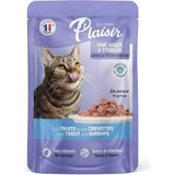 Plaisir Trout And Shrimps Kedi Yaş Mama 100 gr -6 Lı Paket