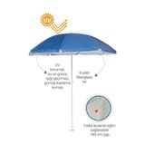 Plaj, Bahçe, Balkon, Teras Şemsiyesi Bidonsuz - Lacivert