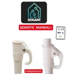 Plaj Balkon Şemsiyesi Mandalı Şemsiye Borusu Sıkıştırma Mandalı
