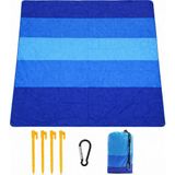 Plaj Battaniyesi, Kum Geçirmez Plaj Paspası 200,6 cm X 210,8 cm / 2-8 Yetişkin için Su Geçirmez Hızlı Kuruyan Açık Hava Piknik Matı Seyahat, Kamp, Yürüyüş için