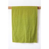 Plaj Havlusu %100 Pamuk 75X150 Desenli Sarı