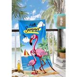 Plaj Havlusu 75x150 Flamingo Desenli
