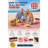 Plaj Havlusu, Piknik Örtüsü, Plaj Matı, Çantalı Plaj Hasırı,kamp Battaniyesi, Kamp Matı, Ka - Çok Renkli - Genel