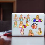 Plaj Kızı Stikcer Set-1 11 Parça Telefon, Tablet, Defter, Laptop Sticker