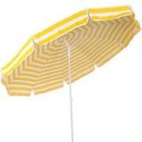 Plaj Şemsiyesi Eğilebilir - 2 Metre - 10 Telli - Bahçe Şemsiyesi - Sarı