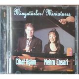 (Plak Değildir Cd Dir) Cd Cihat Aşkın Mehru Ensari Minyatürler / Miniatures Cd