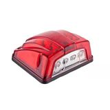 Plaka Lambası Ledlı Kamyon Tır Dorse Kırmızı Beyaz Maxı - Ceray 201002-Led2 Ad.