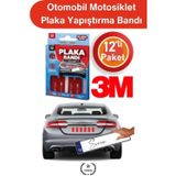 #PlakaBandı Otomobil Motosiklet Plaka Yapıştırma Bandı 3M VHB Çift Taraflı Çok Güçlü Suya Dayanıklı