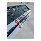 Plakalık Turkısh Aırlınes Takmatik Piyano Black Lazer Kesim Pleksi (2 Adet)