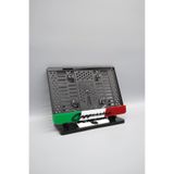 Plakam54 CAPPUCINO 3D KABARTMALI İTALYA PLEKSİ MOTOR PLAKALIĞI
