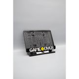 Plakam54 Game😊over 3D Kabartmalı Pleksi Motor Plakalığı