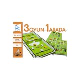 Plaket Home Şut ve Gol Oyunu Kızma Birader ve Xox Oyunu Ahşap 3'lü Oyun Seti