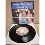 Plakperest Abba – Does Your Mother Know / Kisses Of Fire - 1979 Fransa Basım 45 Lik Plak