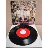 Plakperest Abba – Super Trouper / The Piper - 1980 Avrupa Basım 45 Lik Plak