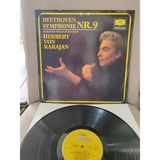 Plakperest Beethoven / Herbert Von Karajan - Symphonie Nr.9 - 1963 Hollanda Basım 33 Lük Lp Plak - Dönem Basım