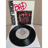 Plakperest Mıchael Jackson - Bad - 1987 Hollanda Basım 45LIK Plak-Dönem Plak
