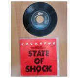 Plakperest Mıchael Jackson & Mıck Jagger / Jacksons - State Of Shock -1984 Hollanda Basım 45 Lik Plak
