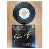 Plakperest Stevıe B. - Because I Love You - 1990 Fransa Basım 45 Lik Plak
