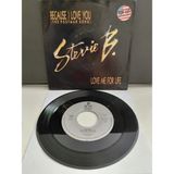 Plakperest Stevie B. – Because I Love You / Love Me For Life - 1990 Almanya Basım 45 Lik Plak-Dönem Plak