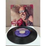 Plakperest Stevie Wonder & Michael Jackson – Get It - 1988 Usa Basım 45’lik Plak-Dönem Plak