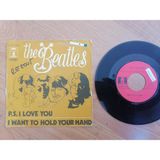 Plakperest The Beatles – P.s. I Love You / I Want To Hold Your Hand - 1972 Fransa Basım Nadir 45 Lik Plak