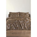Plane 3 Parça Çift Kişilik Pike Takımı 230X250 Kahve