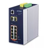 Planet Igs-10020Pt Ağ Anahtarıyla Yönetilen L3 Gigabit Ethernet (10/100/1000) Ethernet Üzerinden Güç (Poe) Mavi Beyaz
