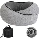 Planet Ortopedik Seyahat Yastığı %100 Ortopedik Visko Spiral Boyun Destekli Ergonomik Tasarım