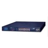 Planet PL-FGSW-2022VHP 16 Port 10/100TX Poe+ 2 Port Gigabit 2 Port SFP 300E Poe Switch
