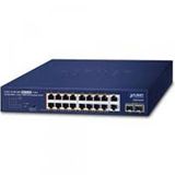 Planet PL-GSD-2022P 16 Port Gigabit Poe+ 2 Port SFP 2 Port Gigabit Poe Switch