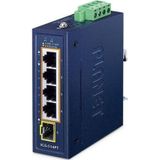 Planet PL-IGS-514PT 4 Port Gigabit 1 Port SFP PoE+ Industrial Ethernet Switch