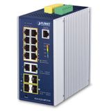 Planet PL-IGS-5225-8P2T4S 14 Port 8 Port 100T Poe 240 W 2 Port 1000T 2 Port SFP Endüstriyel Switch