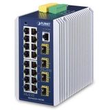 Planet PL-IGS-6325-16T4S 16 Port Gigabit 4 Port SFP L3 Endüstriyel Yönetilebilir Switch