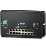 Planet PL-WGS-4215-16P2S 16 Port Gigabit Poe+ 2 Port SFP 240W L2 Poe Endüstriyel Switch