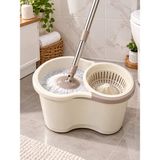 Planet Spin Mop Classic 19 Litre Döner Başlıklı Temizlik Seti - Beyaz
