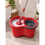 Planet Spin Mop Classic 19 Litre Döner Başlıklı Temizlik Seti - Kırmızı