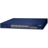 Planet Yönetilebilir Gigabit Switch (Managed Gigabit Switch) 24-Port 10/100/1000T 4-Port