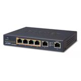 Planet Yönetimli Gigabit Ethernet 10/100/1000 Poe Üzerinden Güç Desteği Siyah Ağ Anahtarı 4 Bağlantı Noktalı 10/100/1000T 802.3At 2 Bağlant