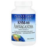 Planetary Herbals, Ksm-66® Ashwa-Gandha Root Extract, 120 Vegetarian Capsules (300 Mg Per Capsule)