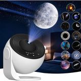 Planetaryum Galaksi Projektör Gece Lambası, 12 Adet Hd Uzay Projeksiyon Diski, Ayarlanabilir Odak - Çok Renkli